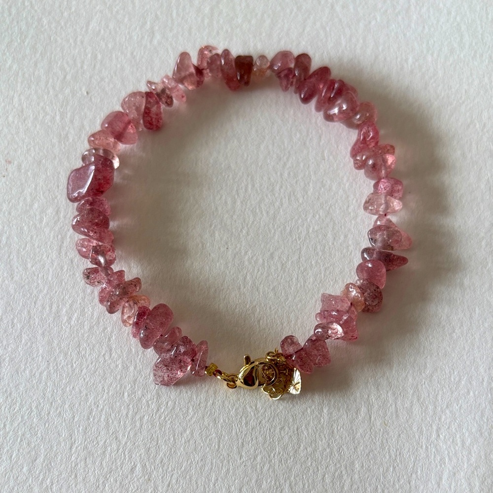 🏝️☀️Vacation 💓Rose Quartz Bracelet – Embrace Love & Healing Energy